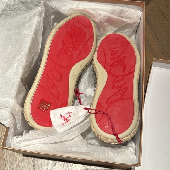 CHRISTIAN LOUBOUTIN Navy Blue Espadrilles - Picture 5 of 6